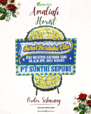 Papan Bunga Duka di Ranotana