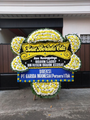 Papan Bunga Duka di Ranotana